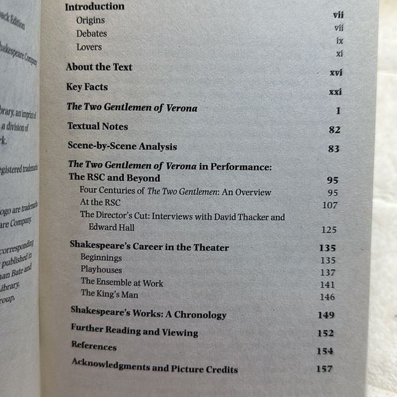 ⭐️2/$12⭐️Two Gentleman of Verona play - Picture 7 of 7